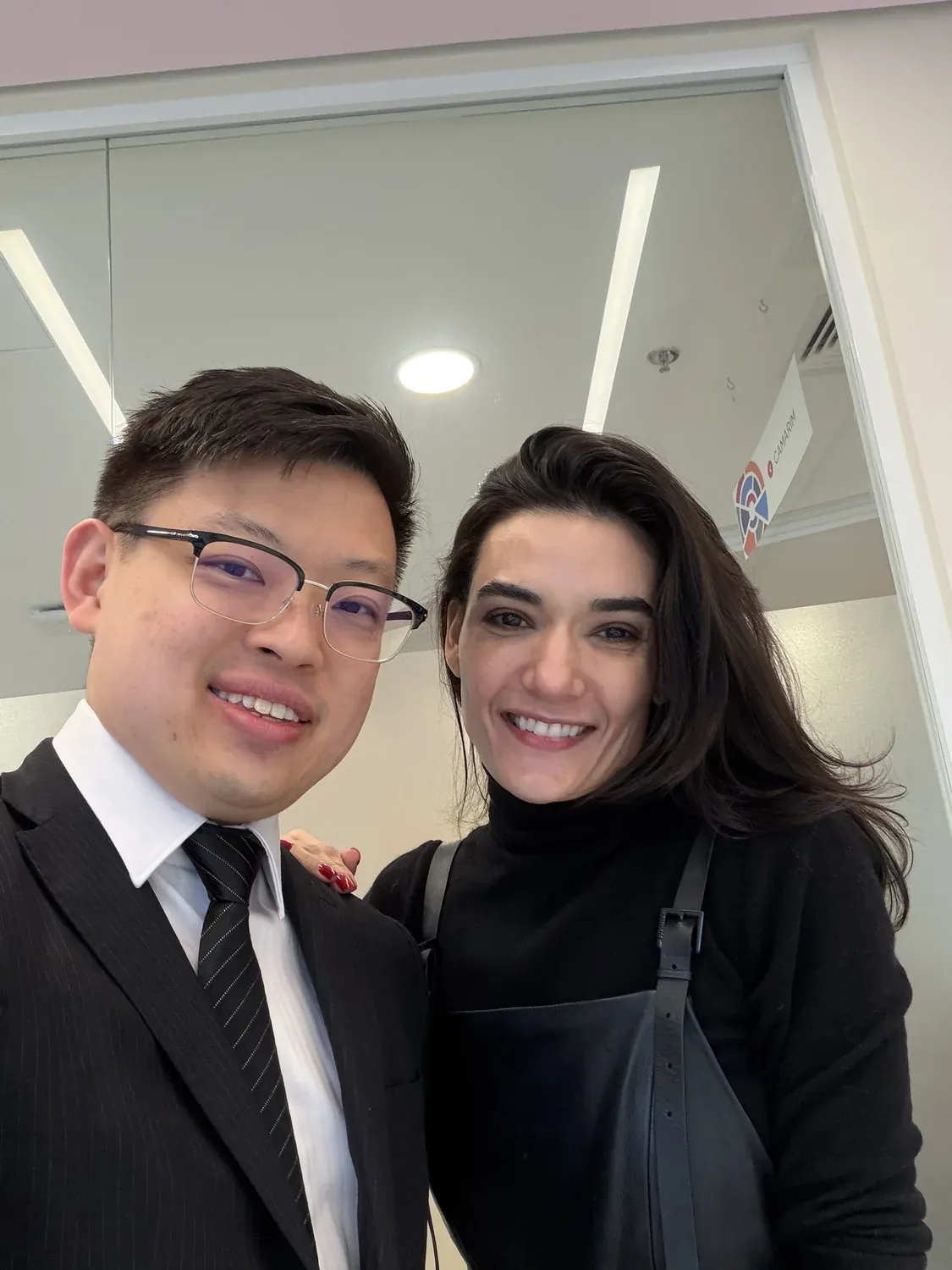 Dr Sin Yong with a CLASSYS Academy colleague at the close of the Day One Volnewmer masterclass in Sao Paulo