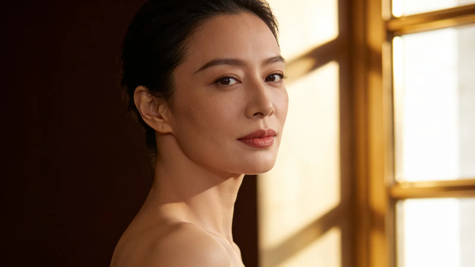 An East Asian woman in her mid 30s — illustrative image