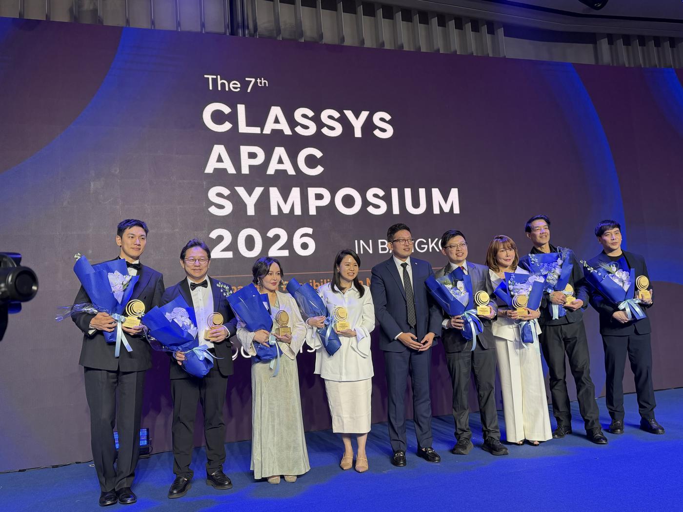 Group photo — all CLASSYS APAC 2026 KOL Award recipients
